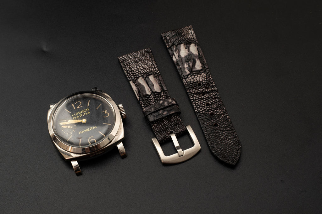 PURPLE OSTRICH LEATHER STRAP