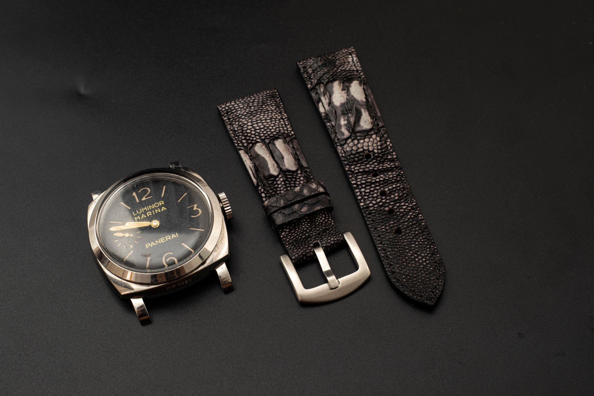 PURPLE OSTRICH LEATHER STRAP