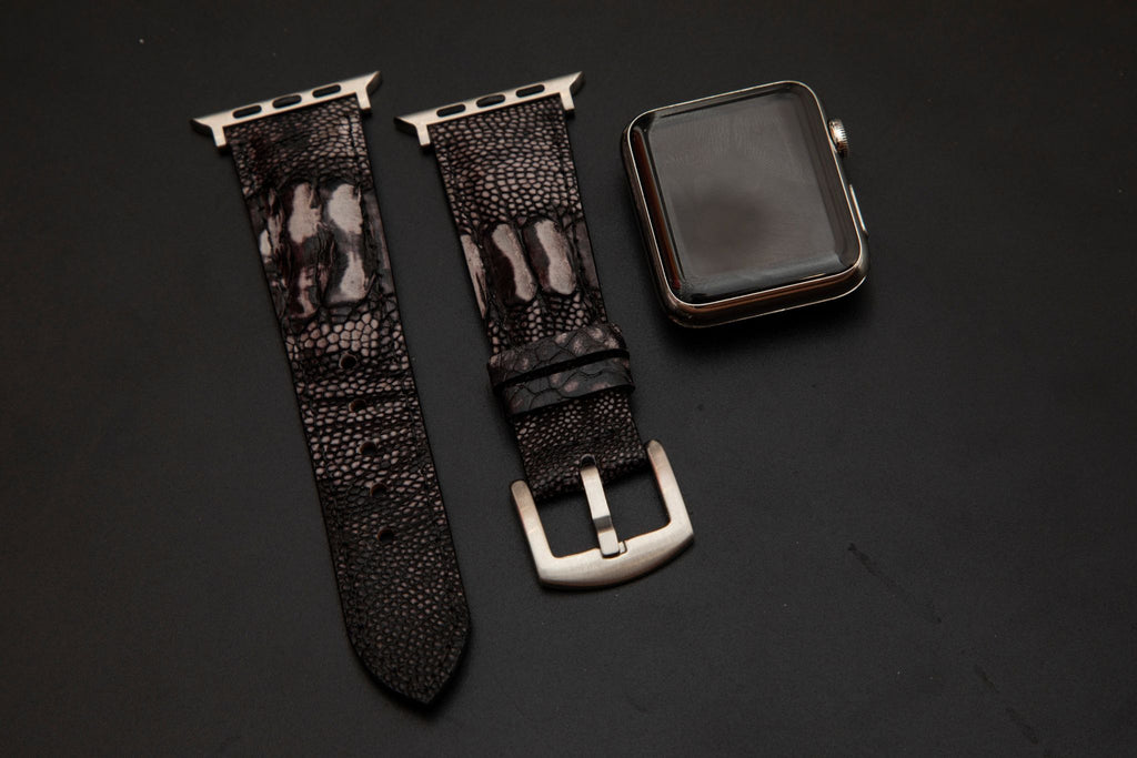 PURPLE OSTRICH LEATHER STRAP
