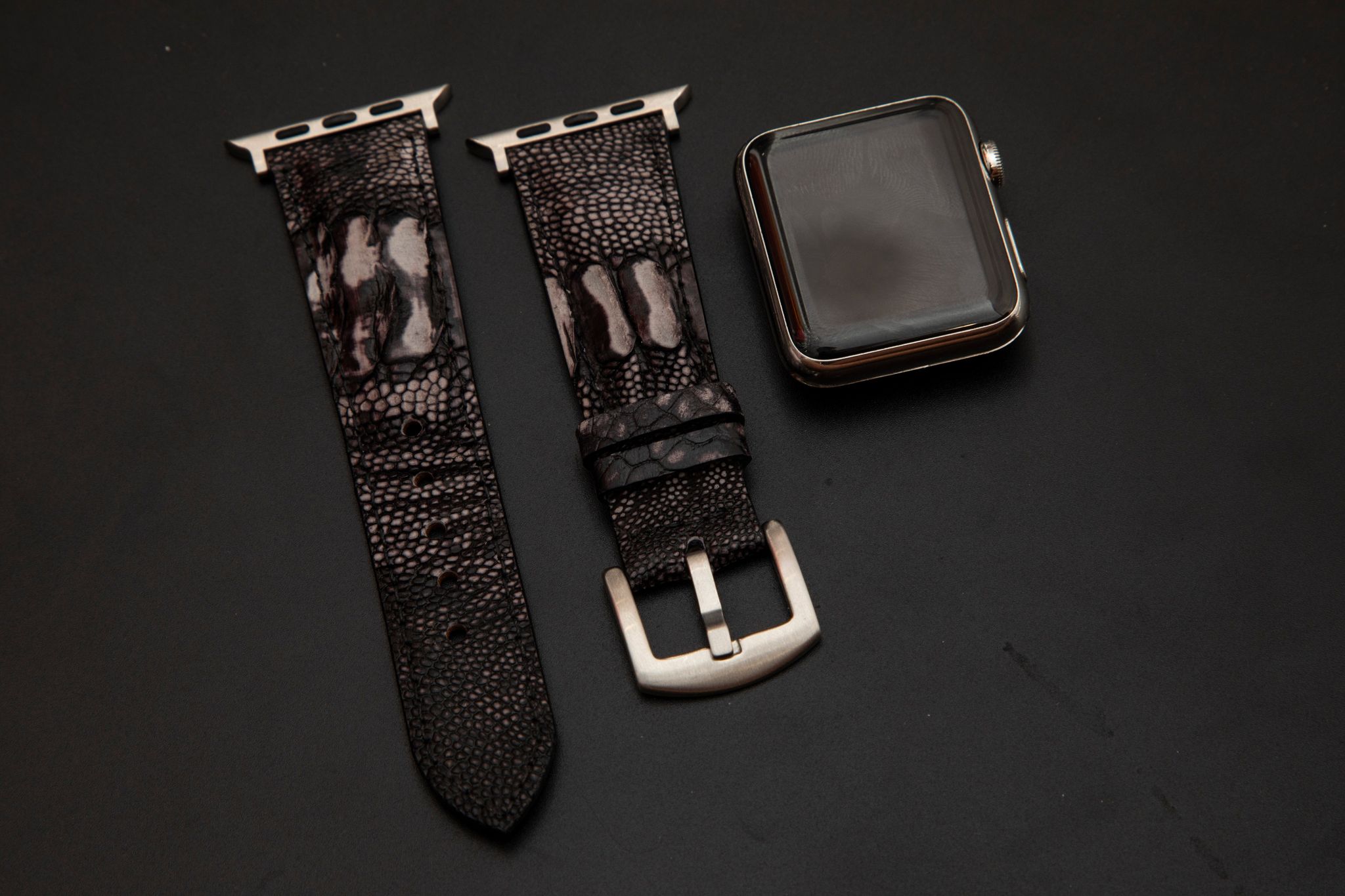 PURPLE OSTRICH LEATHER STRAP