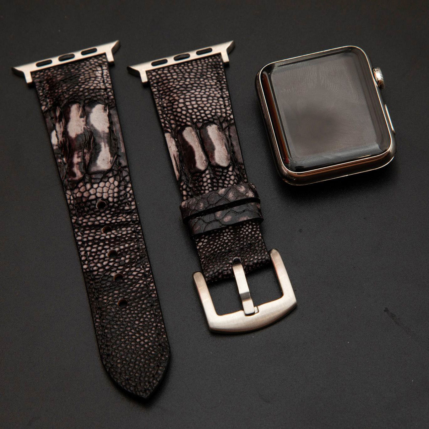 PURPLE OSTRICH LEATHER STRAP