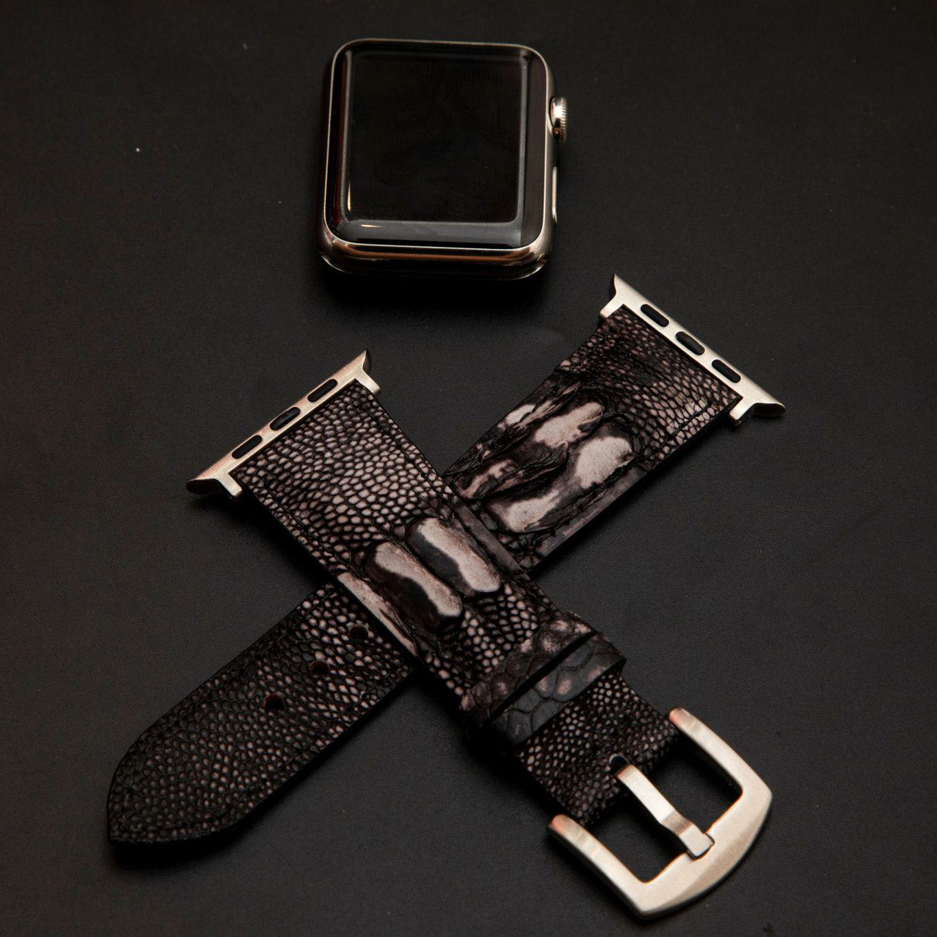 PURPLE OSTRICH LEATHER STRAP