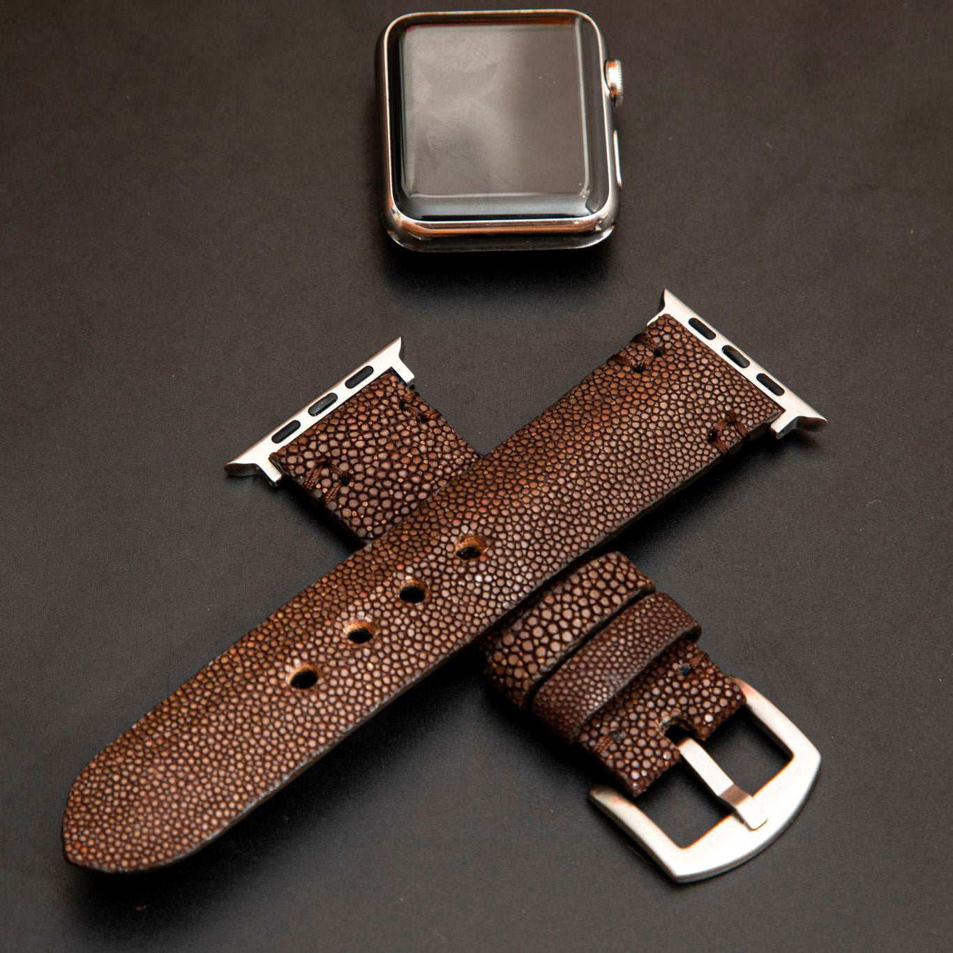 BROWN STINGRAY LEATHER STRAP