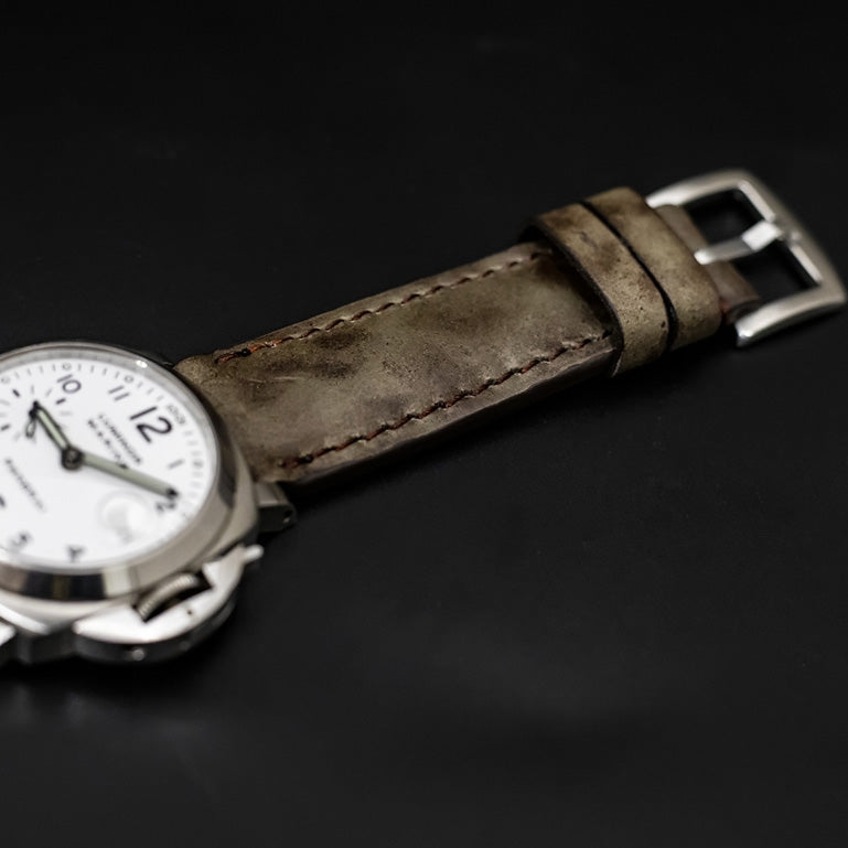 GREY CALF LEATHER STRAP