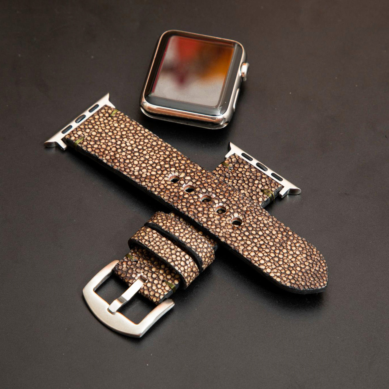 BROWN STINGRAY LEATHER STRAP