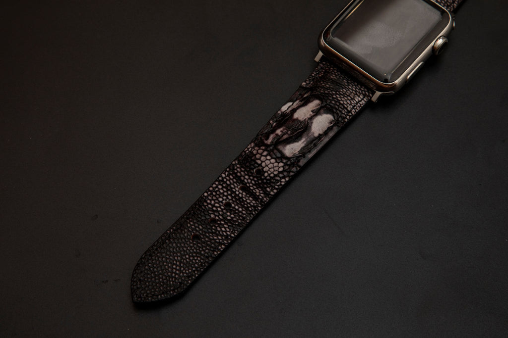 PURPLE OSTRICH LEATHER STRAP