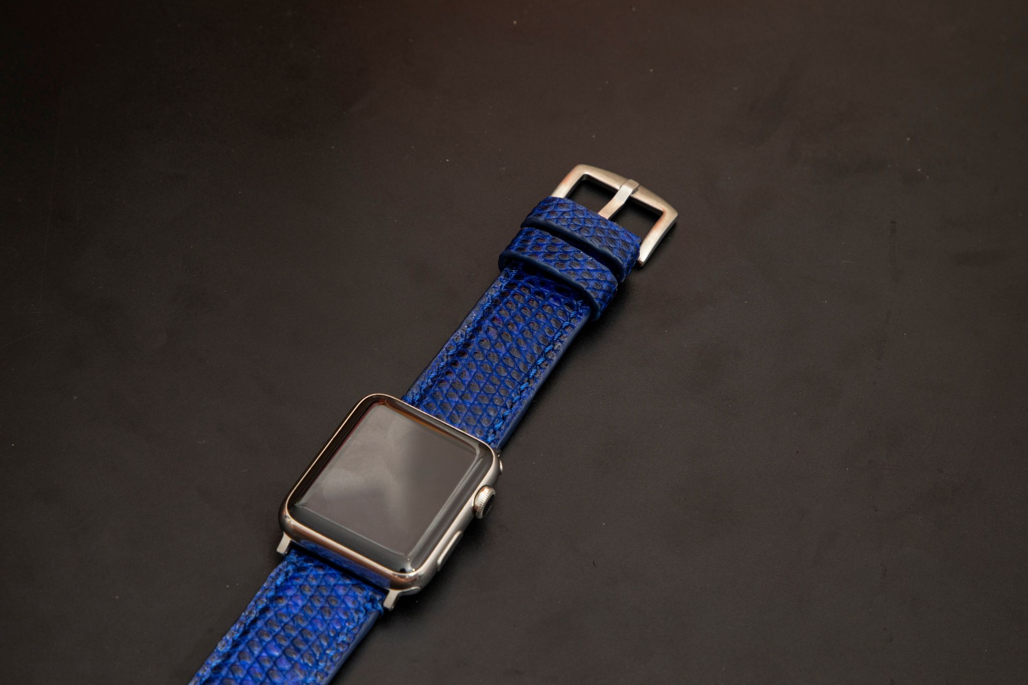 BLUE LIZARD LEATHER STRAP