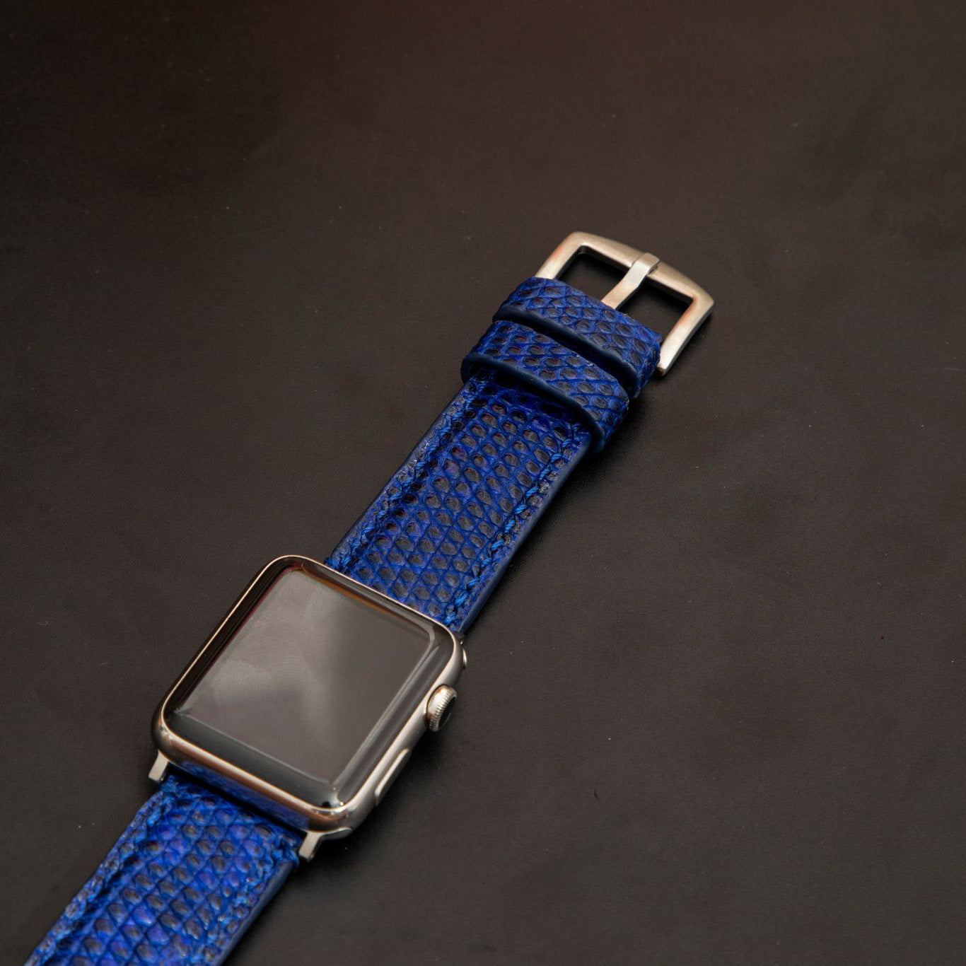 BLUE LIZARD LEATHER STRAP