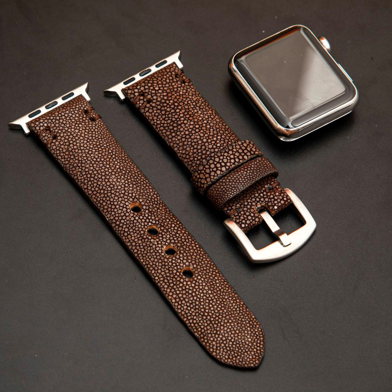 BROWN STINGRAY LEATHER STRAP