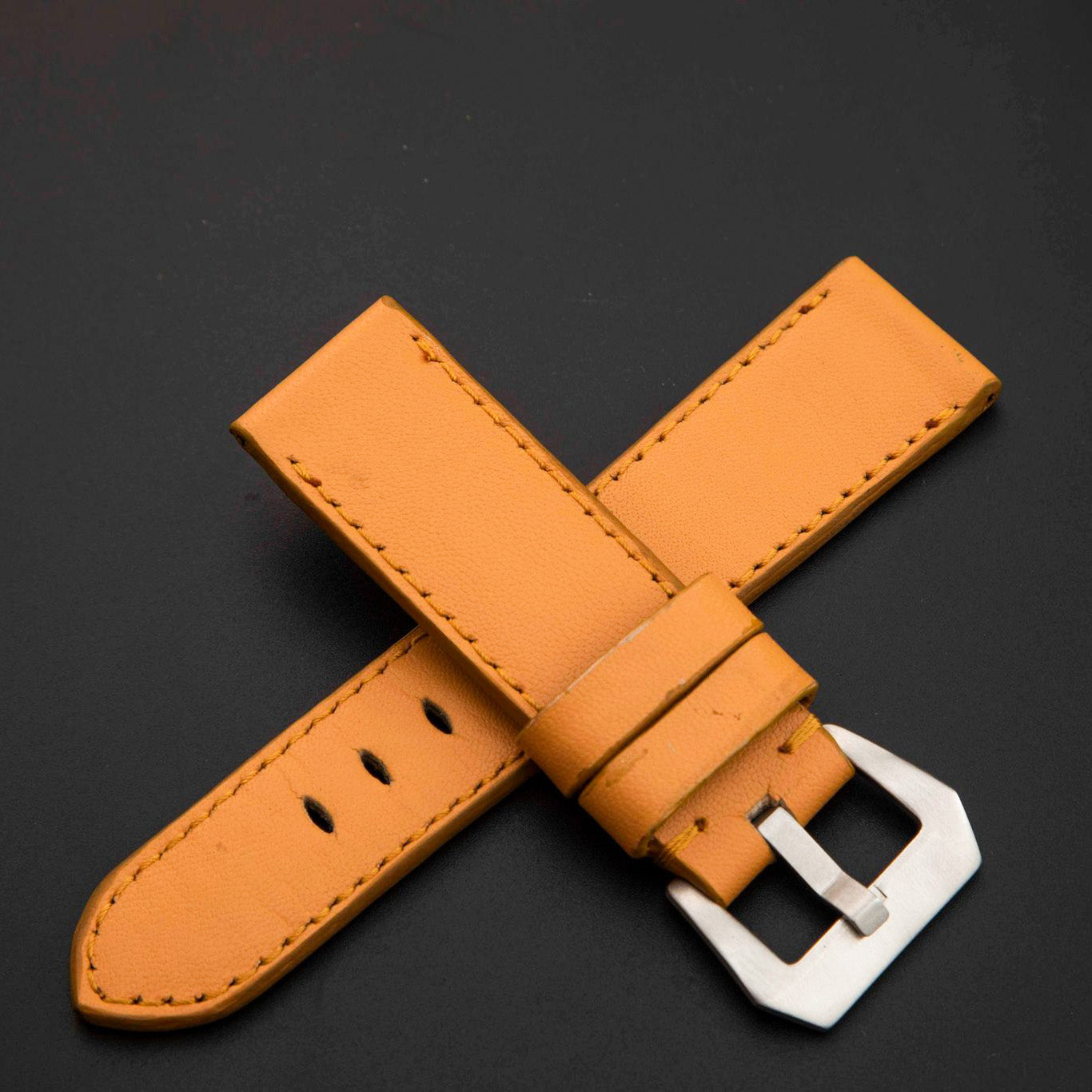 YELLOW CALF LEATHER STRAP