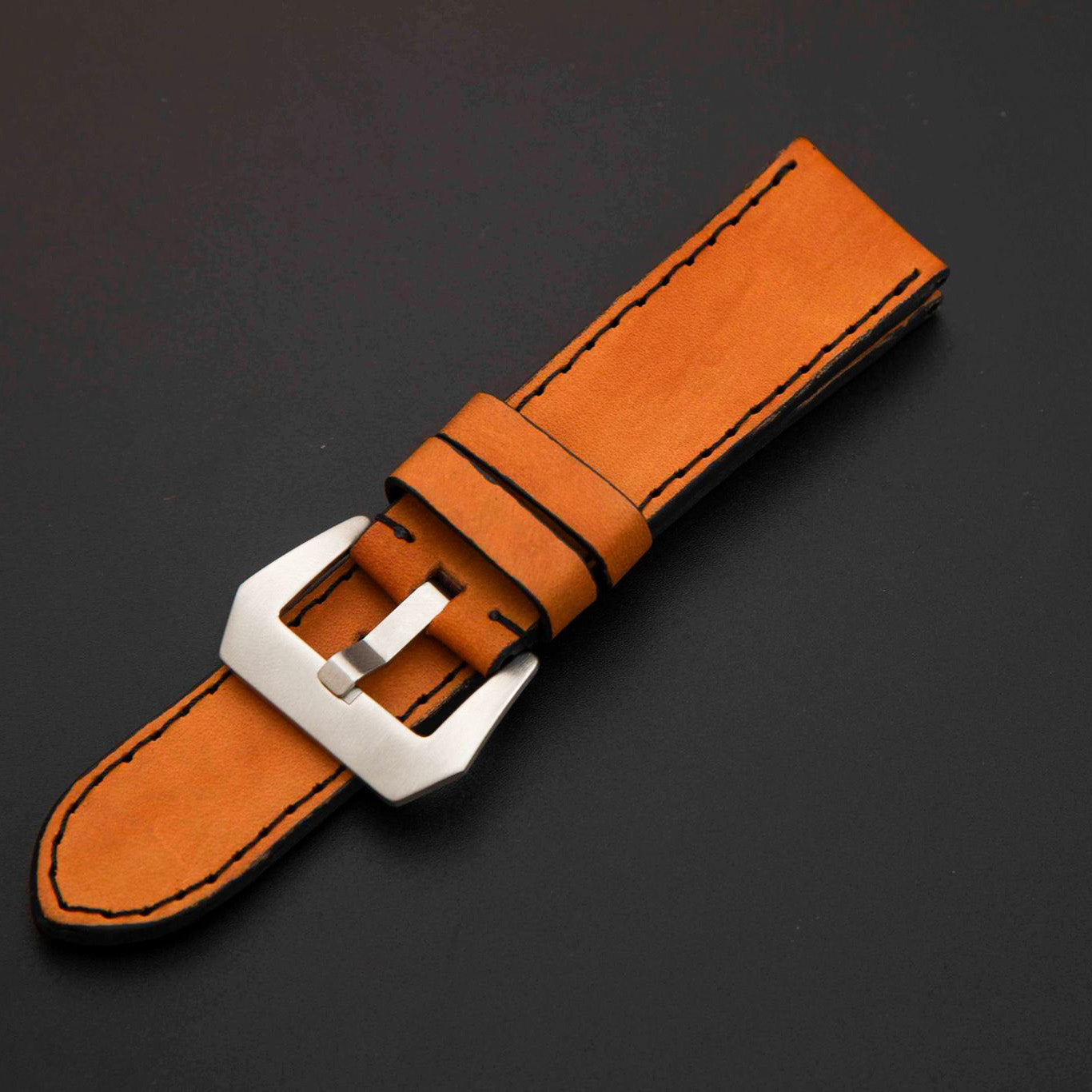ORANGE CALF LEATHER STRAP