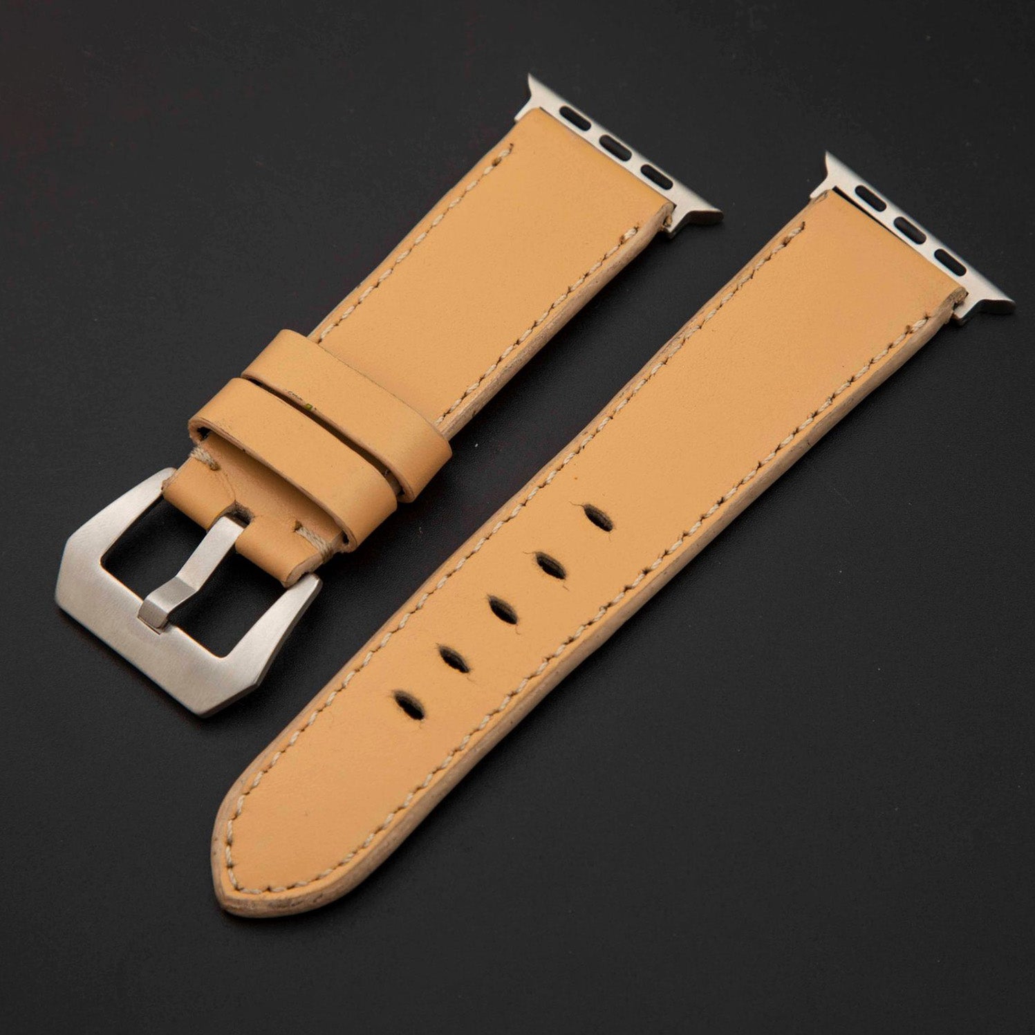 YELLOW CALF LEATHER STRAP
