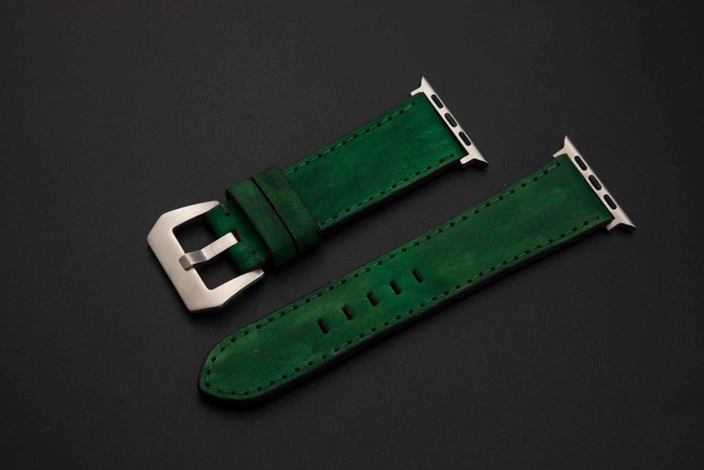GREEN CALF LEATHER STRAP