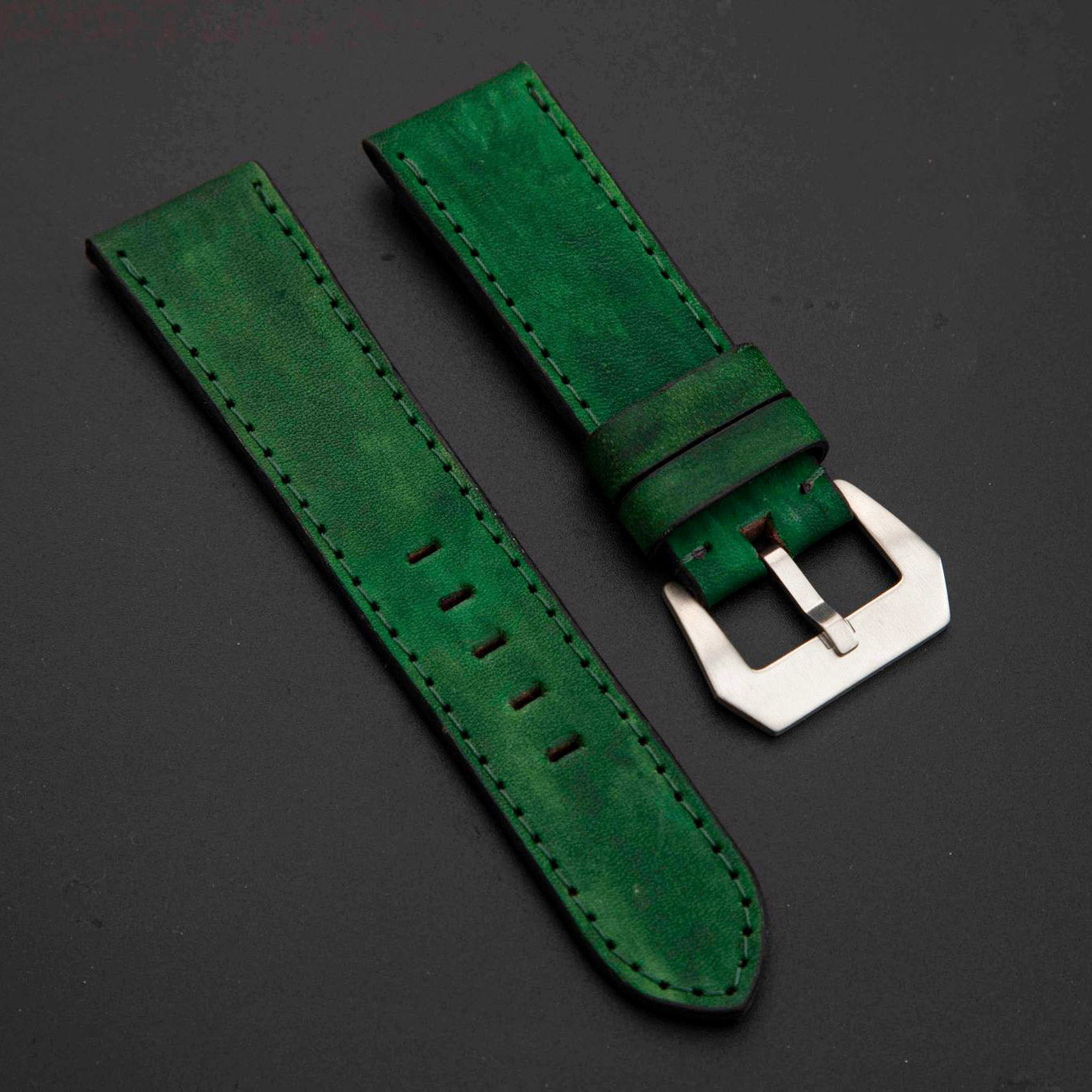 GREEN CALF LEATHER STRAP