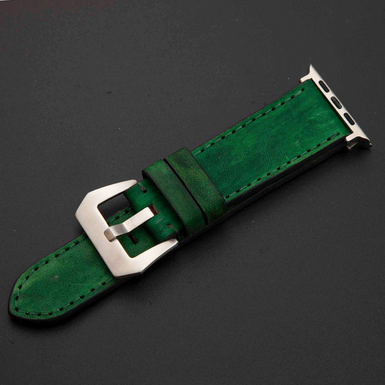 GREEN CALF LEATHER STRAP