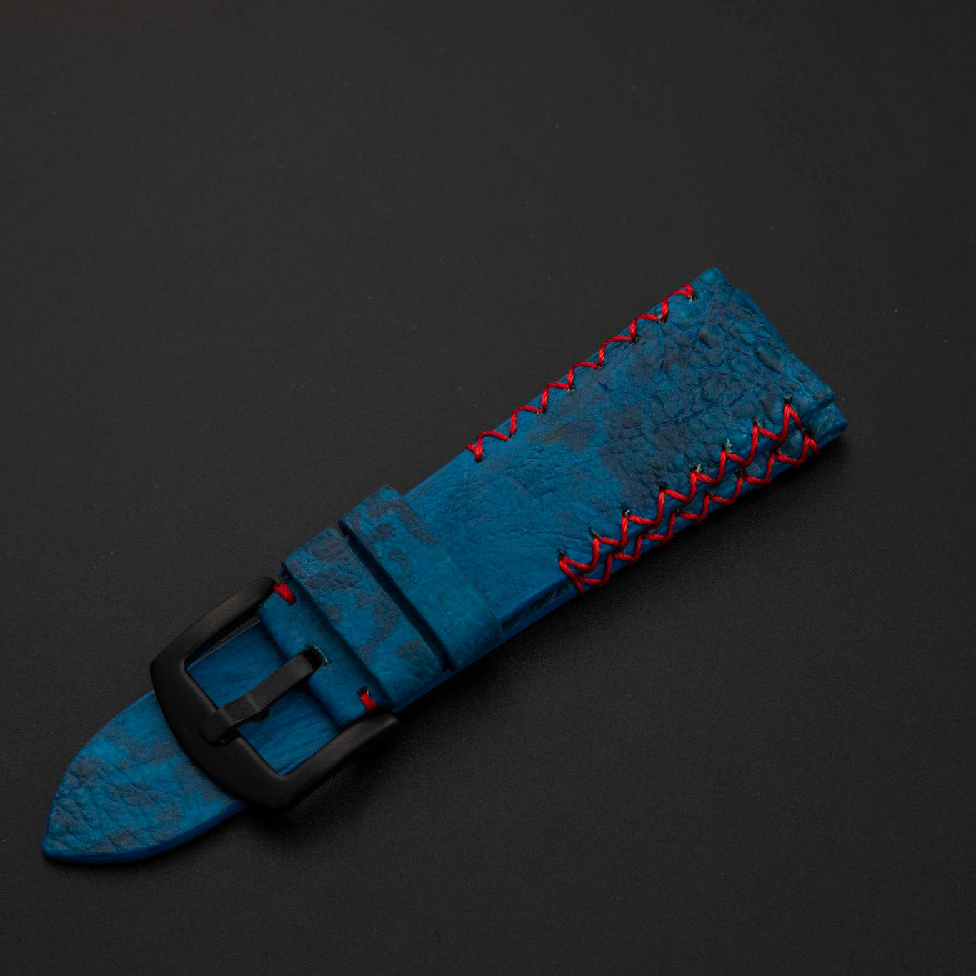 BLUE TOAD LEATHER STRAP