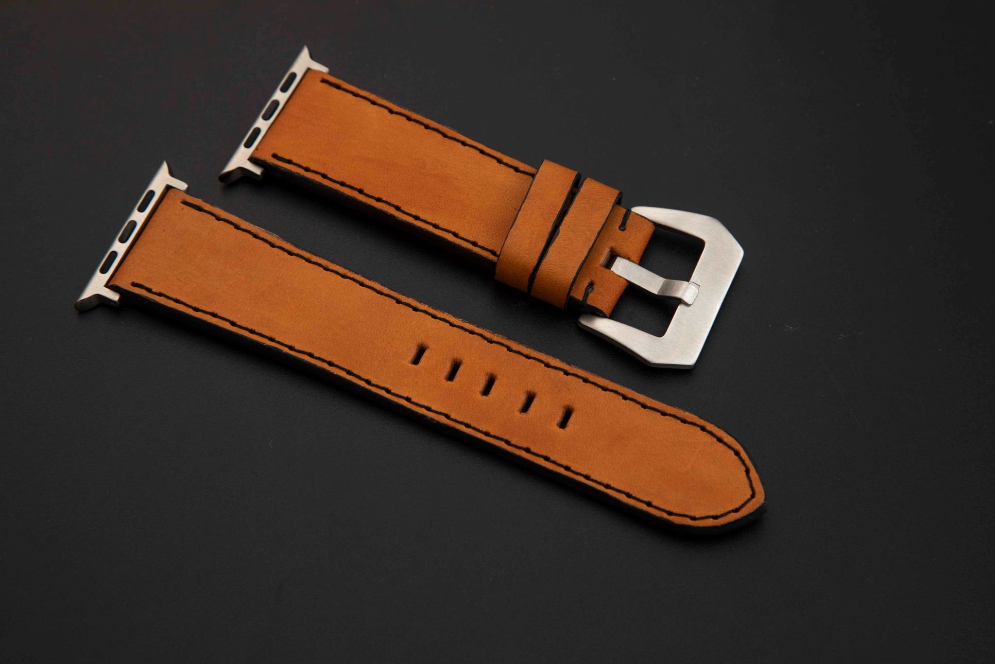 ORANGE CALF LEATHER STRAP