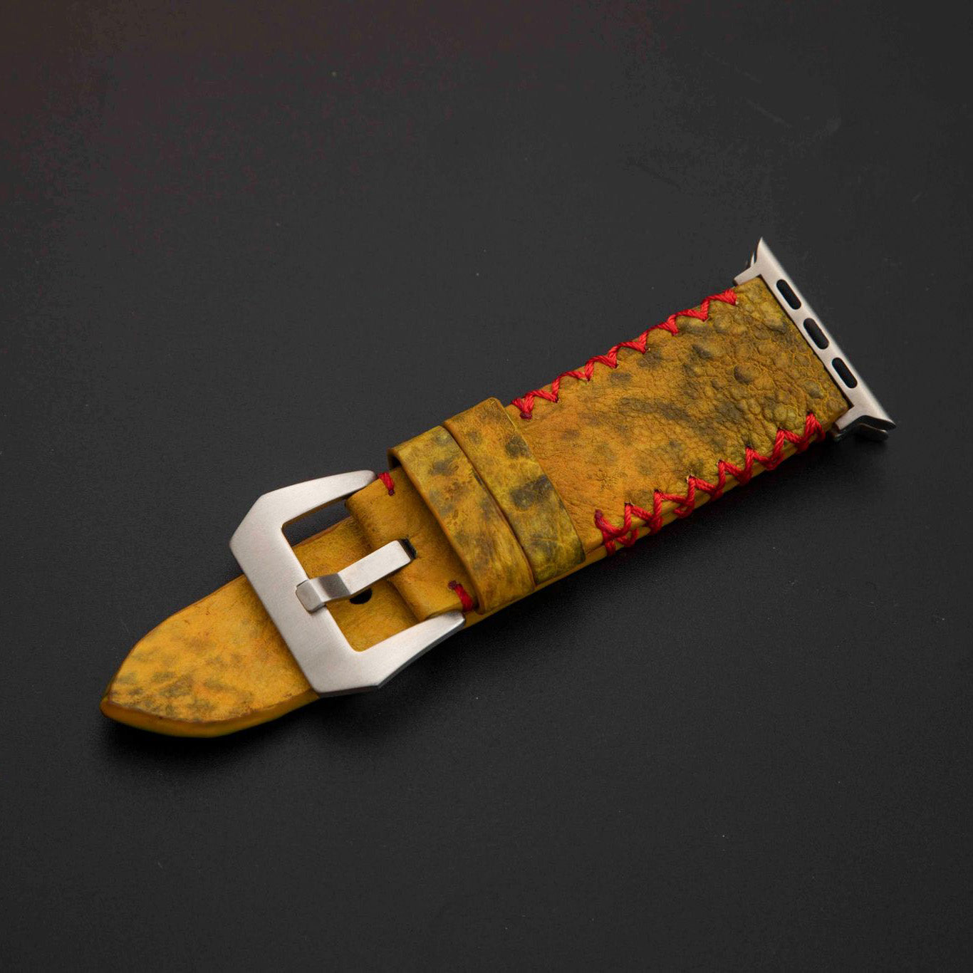 YELLOW TOAD LEATHER STRAP