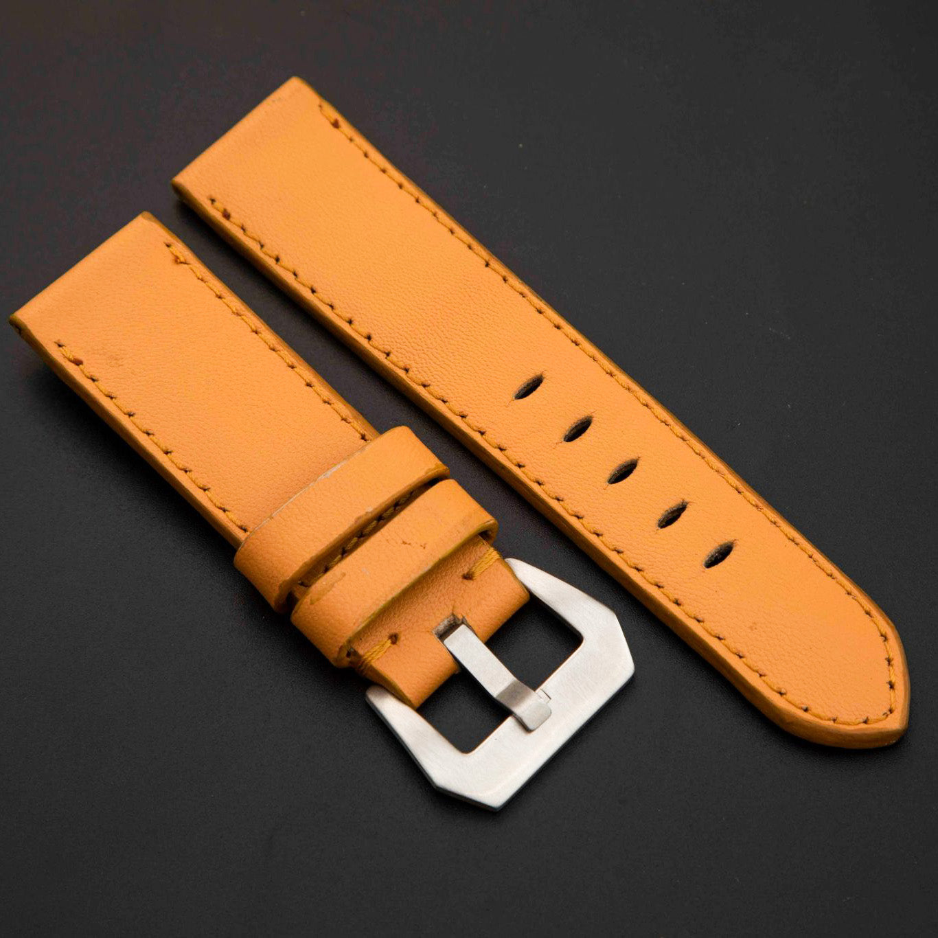 YELLOW CALF LEATHER STRAP