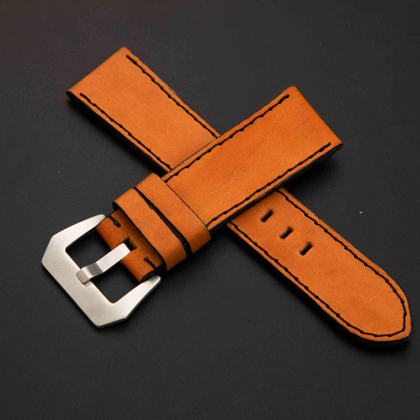ORANGE CALF LEATHER STRAP