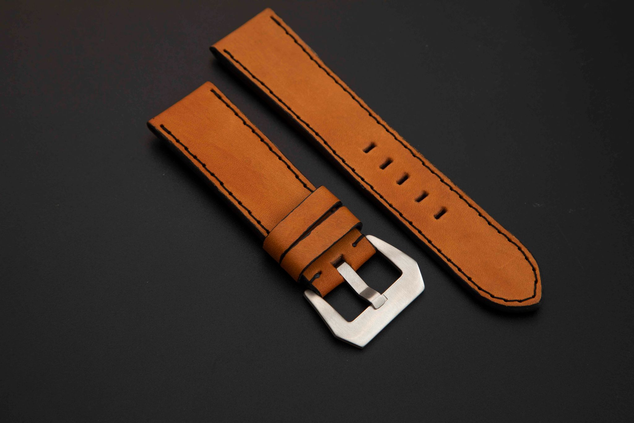 ORANGE CALF LEATHER STRAP