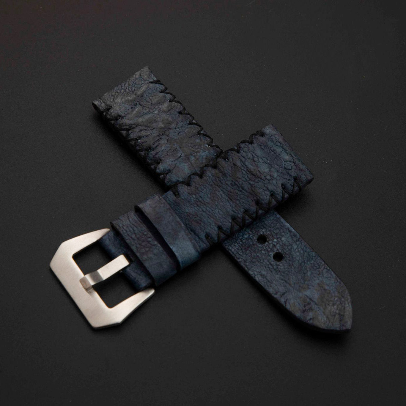 BLUE TOAD LEATHER STRAP