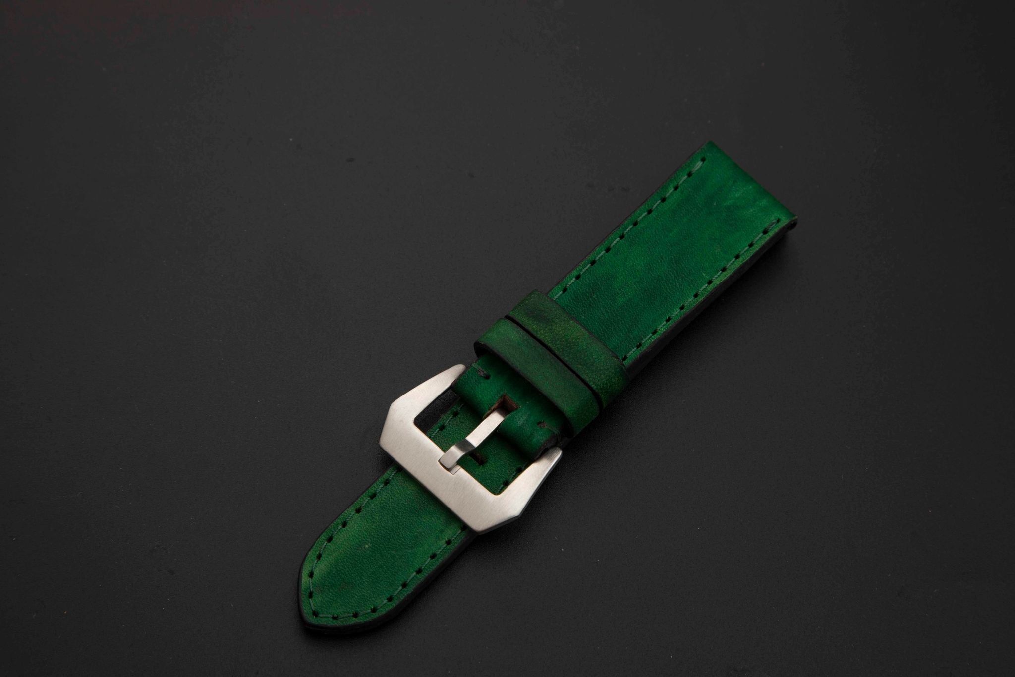 GREEN CALF LEATHER STRAP