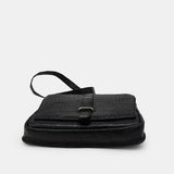 BLACK HANDMADE GENUINE CROCODILE BAG
