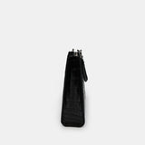 BLACK HANDMADE GENUINE CROCODILE BAG