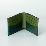 Green Crocodile leather wallet
