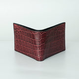Red Crocodile leather wallet