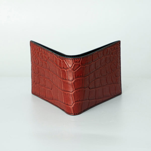 Red Crocodile leather wallet – Lac Crado