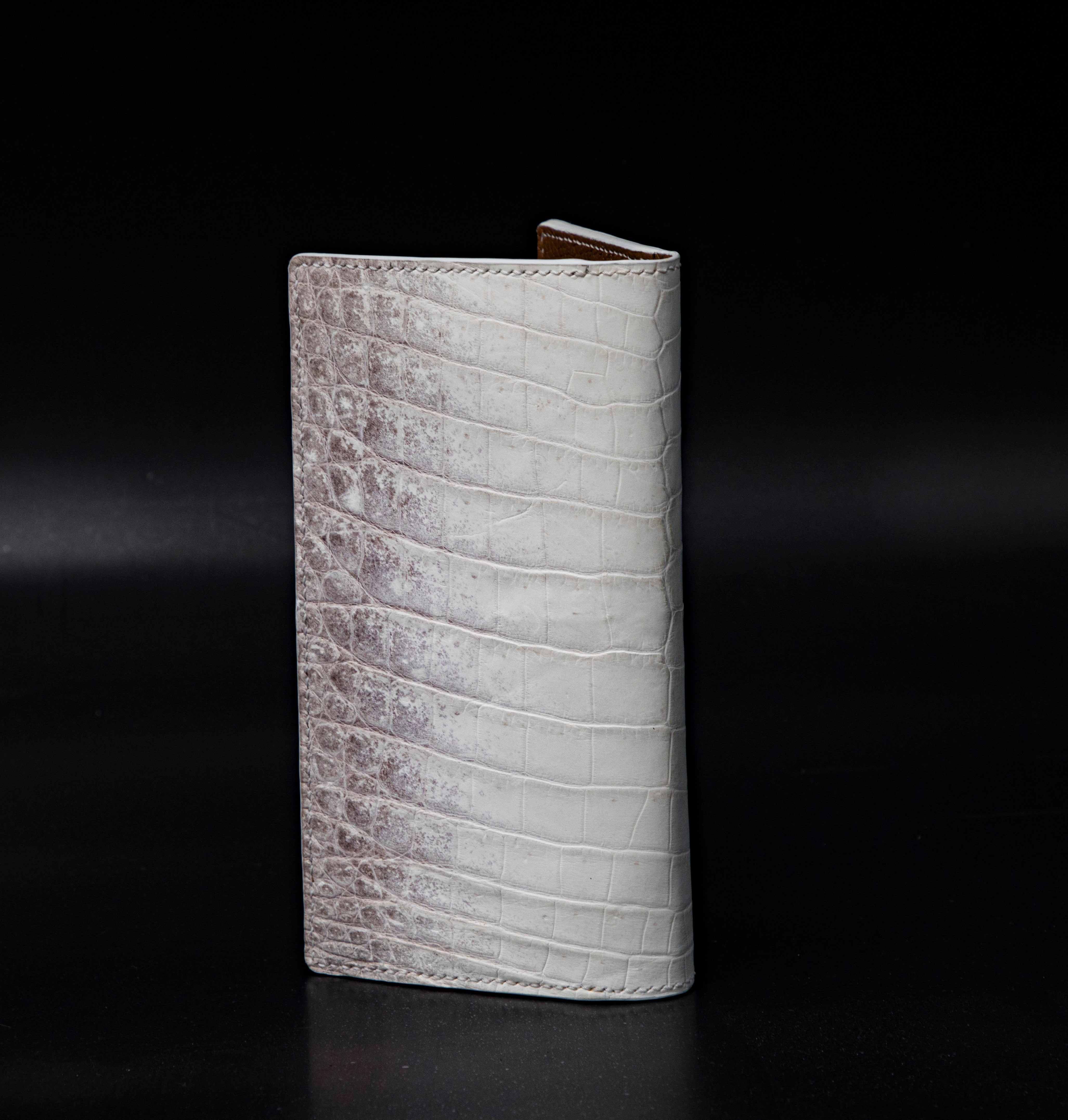 Himalaya Crocodile leather long wallet