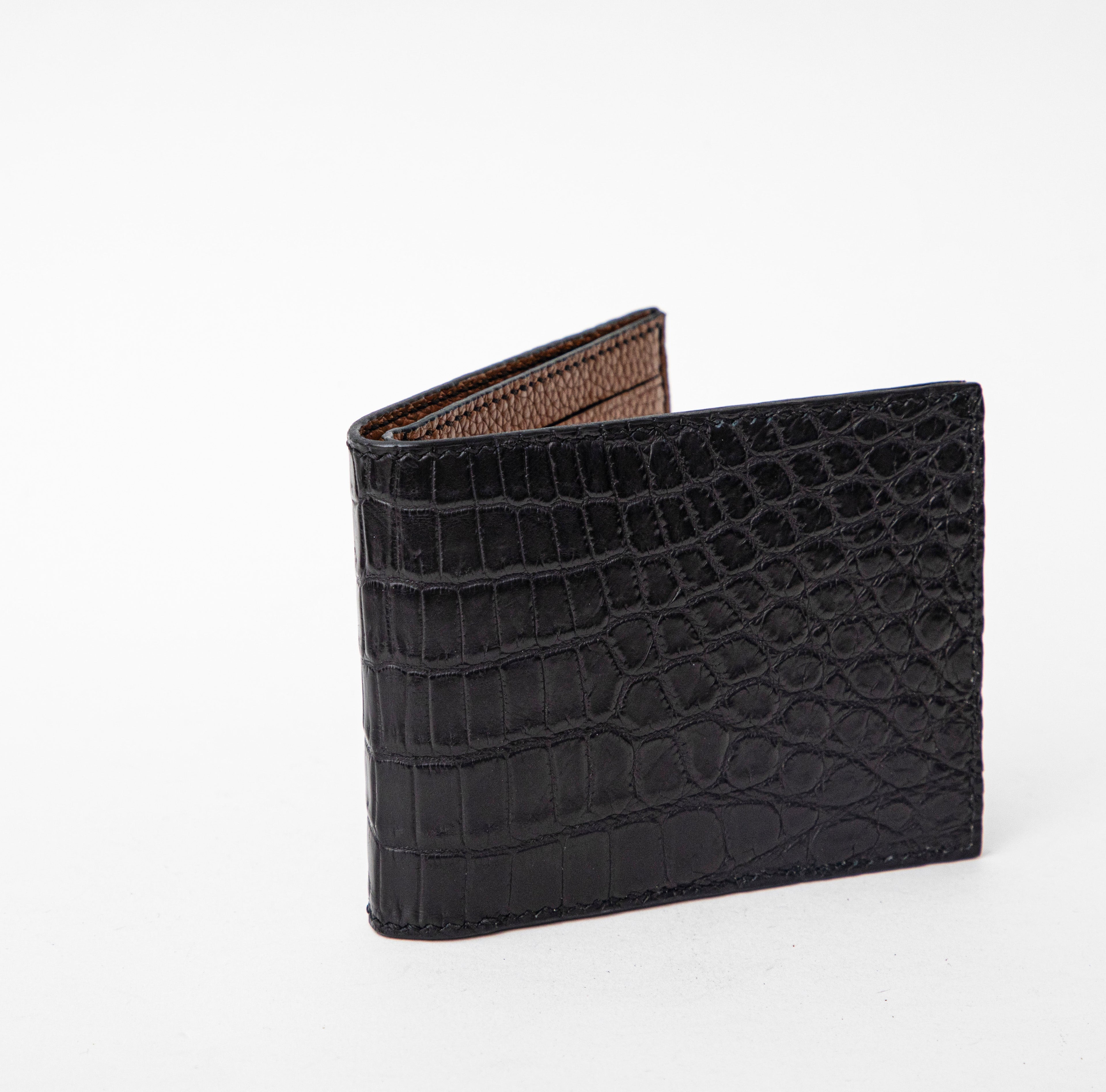 Black Crocodile leather wallet