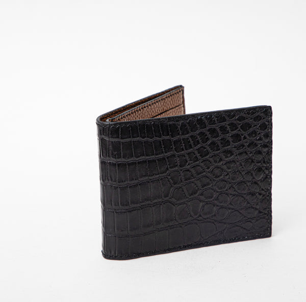Black Crocodile leather wallet