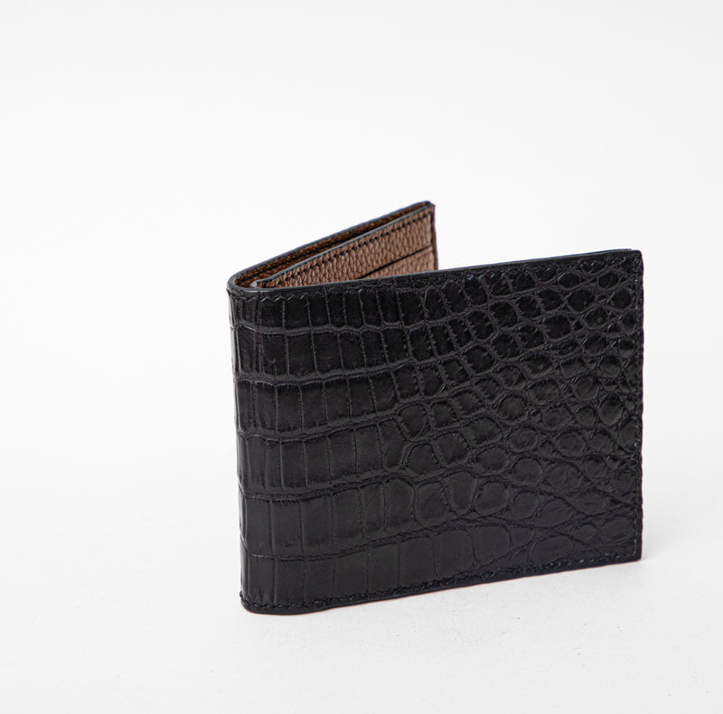 Black Crocodile leather wallet