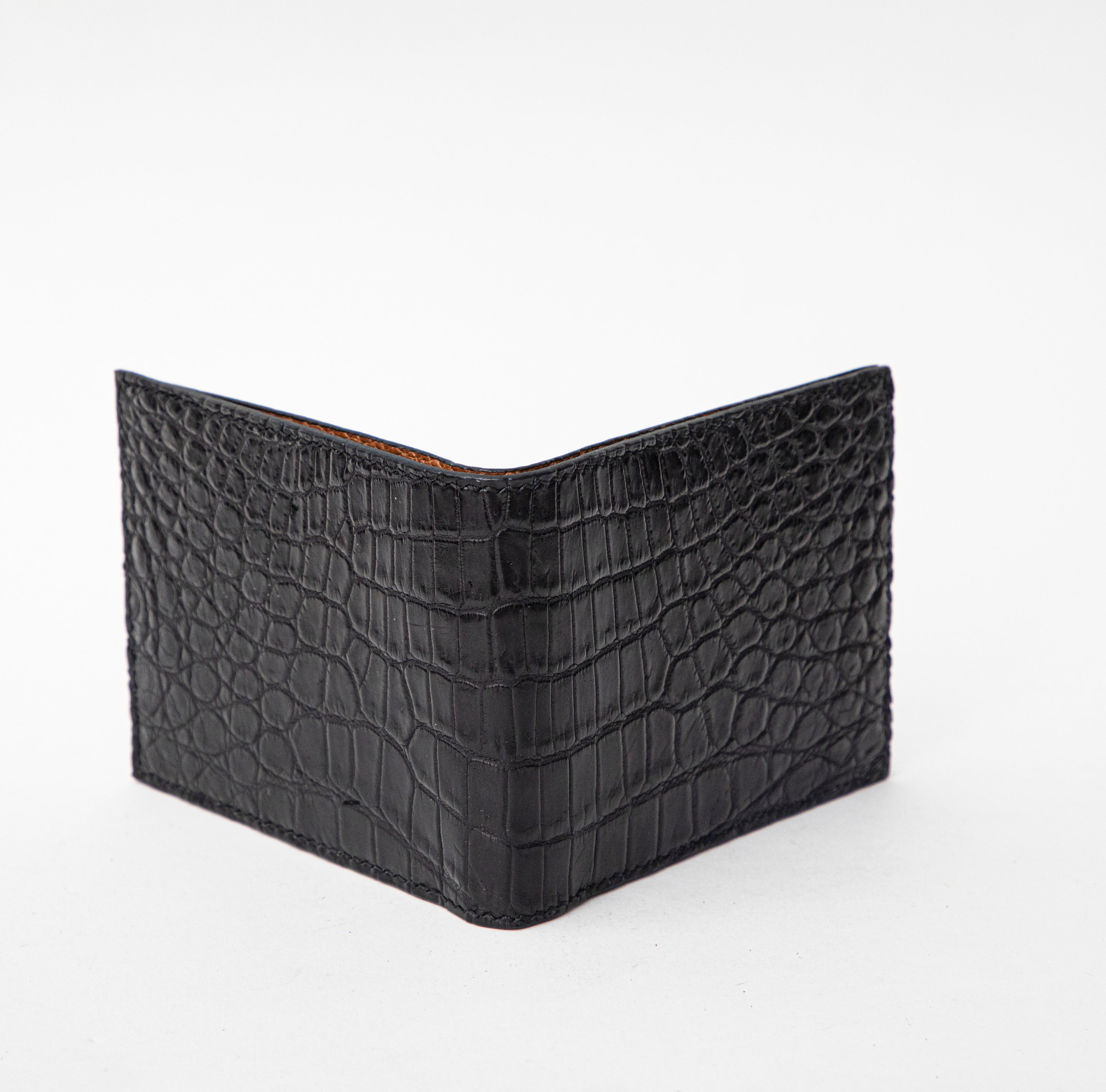 Black Crocodile leather wallet