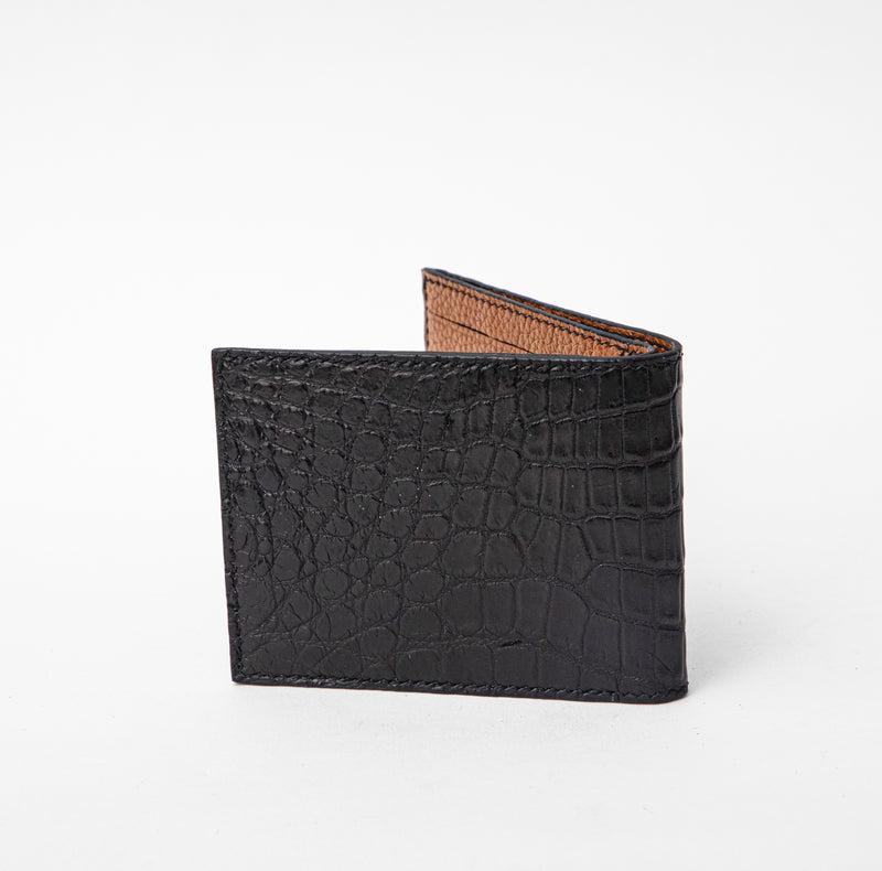 Black Crocodile leather wallet