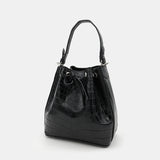 BLACK HANDMADE GENUINE CROCODILE BAG