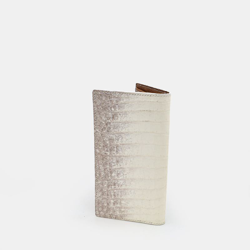 Himalaya Crocodile leather long wallet