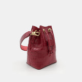 PINK HANDMADE GENUINE CROCODILE BAG