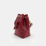 PINK HANDMADE GENUINE CROCODILE BAG