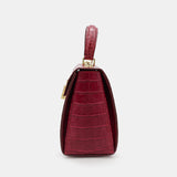 PINK HANDMADE GENUINE CROCODILE BAG