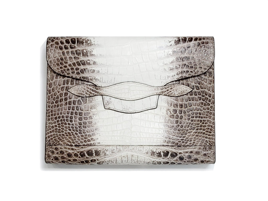 HIAMALAYA HANDMADE GENUINE CROCODILE LAPTOP SLEEVE