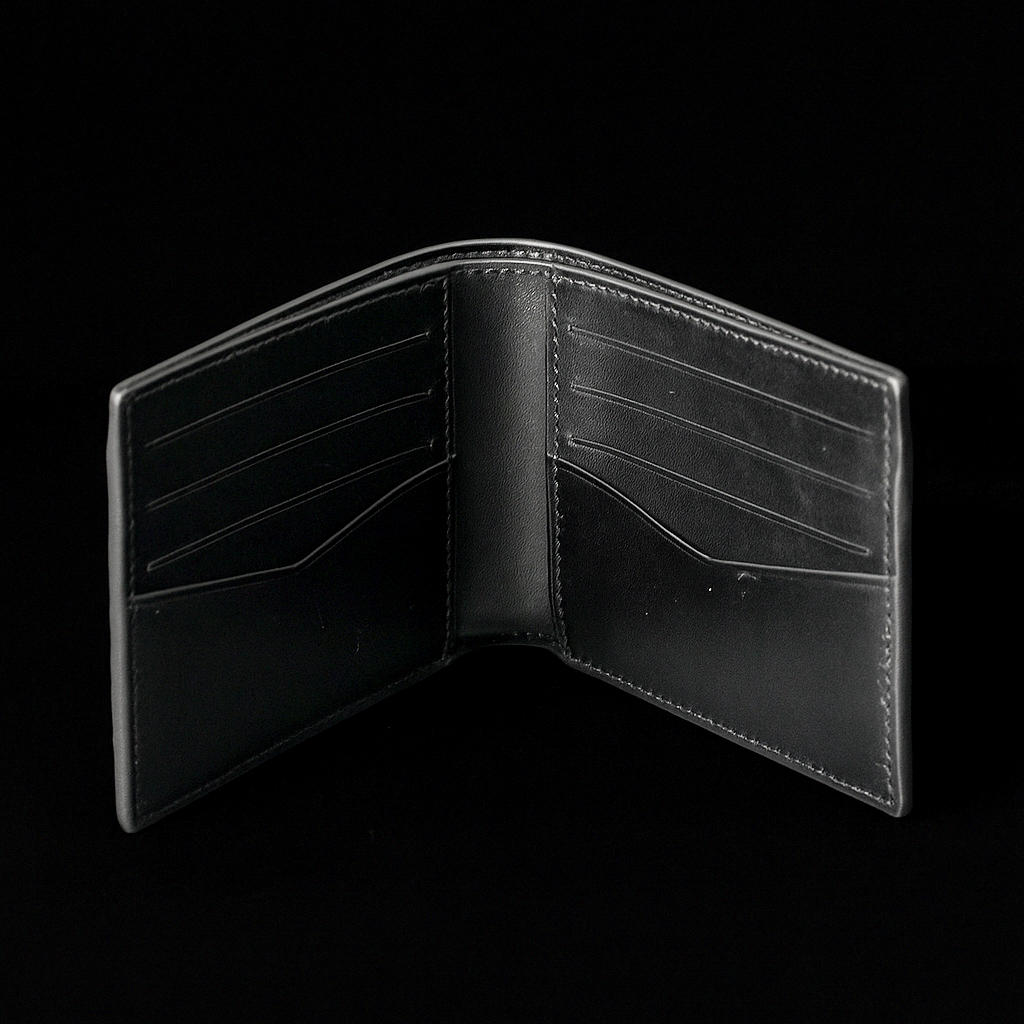 WHITE CROCODILE LEATHER WALLET