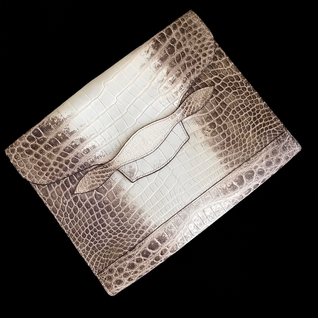 HIAMALAYA HANDMADE GENUINE CROCODILE LAPTOP SLEEVE