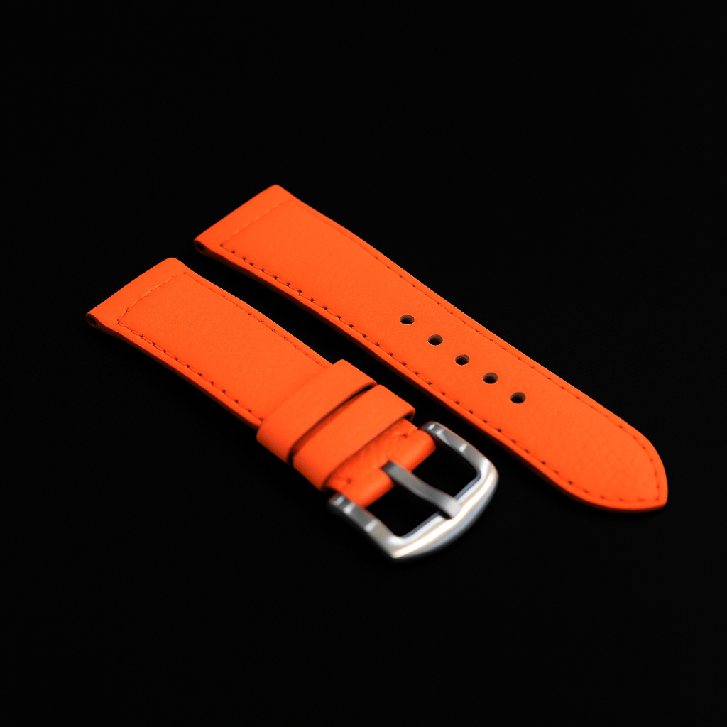 ORANGE CALF LEATHER STRAP