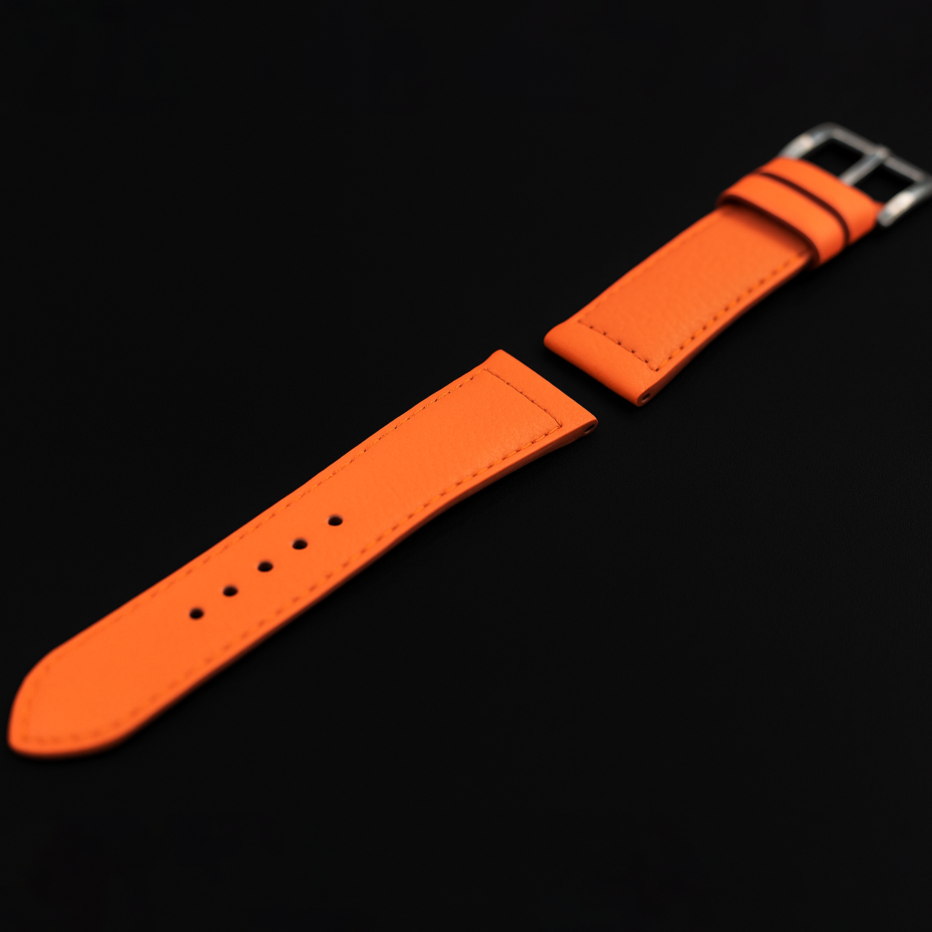 ORANGE CALF LEATHER STRAP