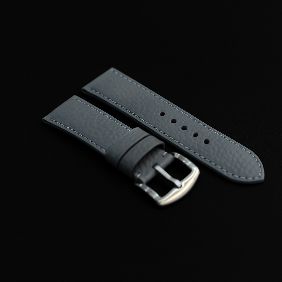 GREY CALF LEATHER STRAP