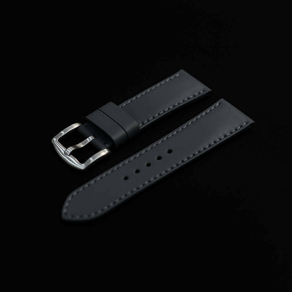 GREY CALF LEATHER STRAP